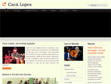 Tablet Screenshot of cacalopes.com.br